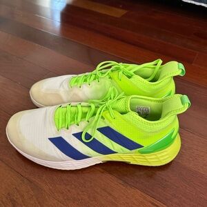 Adidas Kids Shoes - Neon Green and Blue